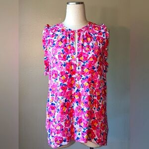 Floral Sleeveless Blouse !